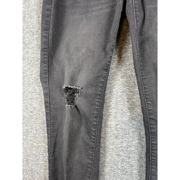 Old Navy Rockstar Black Jeans Mid-Rise Distressed Women’s Size 2 - Picture 3 of 7